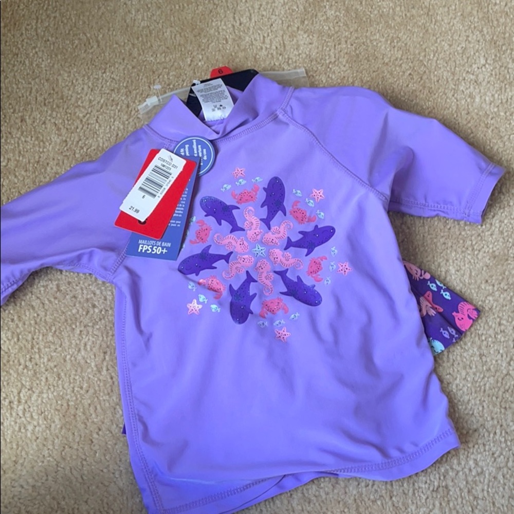 Girls size 6 swimwear